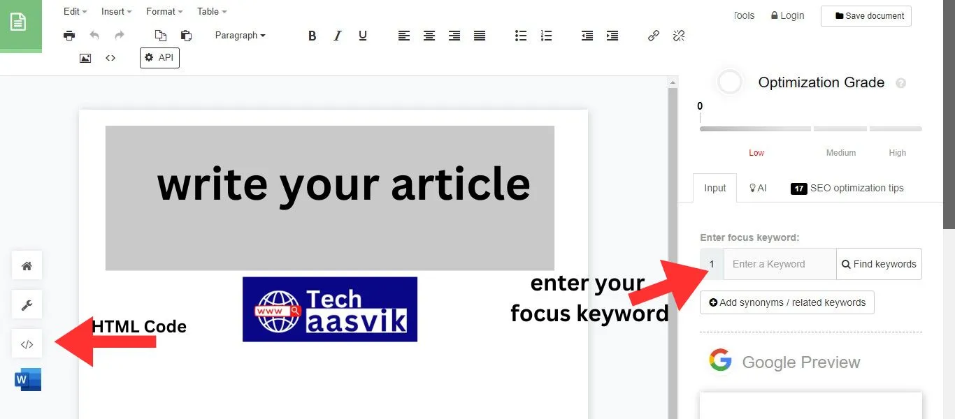 how to write article