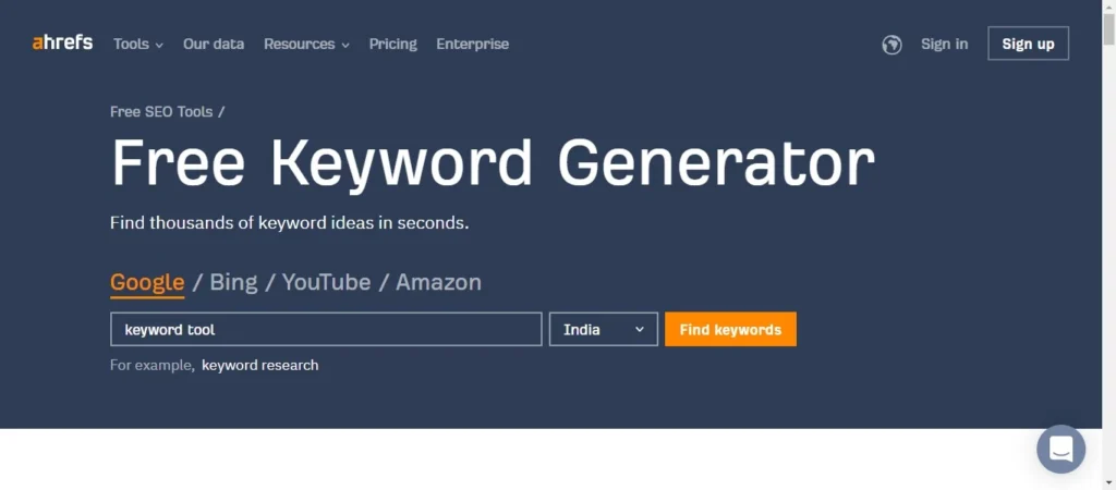 keyword
