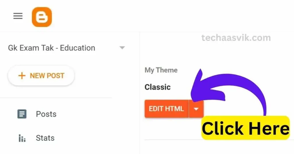 blogger mei edit html mei kaise jana hai 