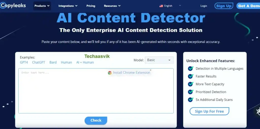 CopyLeaks Detector Tool